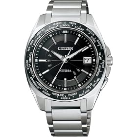 [�V�`�Y��]CITIZEN �r���v ATTESA �A�e�b�T Eco-Drive �d�g���v ���[���h�^�C�� �����ĉ����E���ǎ�M�Ή��@Perfex���ځ@ ATD53-3091 �����Y