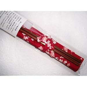 【クリックでお店のこの商品のページへ】箸屋助八 三角づくり二重 箸袋とお箸のセット(箸先ケース付き) 箸袋の柄タイプC