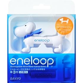 SANYO NEW eneloop  �ȈՃo�b�e���[�`�F�b�J�[�G�l���[�s�[�t�� �[�d���j�b�P�����f�d�r (�P3�`2��) HR-3UTGA-2LP