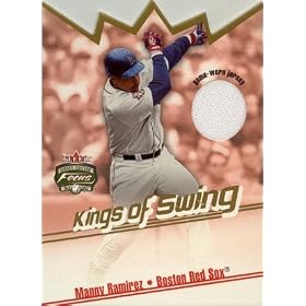 �}�j�[�E���~���X�@Manny Ramirez 2002 Fleer Focus Jersey Edition Kings of Swing Jersey