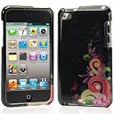Plastic Case For iPod Touch 4 　プラスチックケース　二つパーツタイプ　 (505-10)　液晶保護フィルム　USB充電ケーブル付　（全17タイプ）