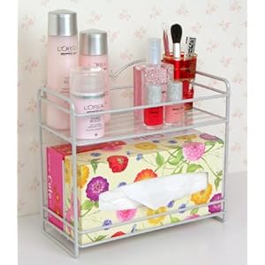 【クリックでお店のこの商品のページへ】えつこの プリティラック ( 日本製 化粧 ティッシュ 小物 整理 収納 )