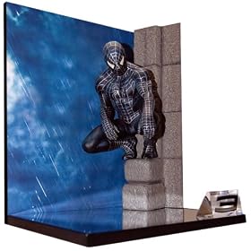 Spider-Man 3 - Scene Replica: Black Costume Spider-Man On Church Tower