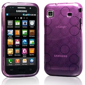 �u�S10�F�v�V�o��@Samsung i9000�@TPU �P�[�X�@�_�b�N�p�[�v���@TPU Case For Samsung i9000  Dark Purple (404-8)