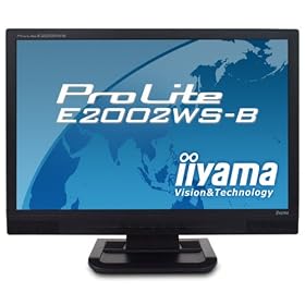 iiyama 20�C���`���C�h�t���f�B�X�v���C  �A�X�y�N�g��Œ�g��@�\���� �u���b�N PLE2002WS-B1