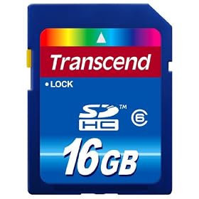 Transcend SDHC�J�[�h Class6 16GB TS16GSDHC6