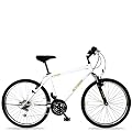 KYUZO 26�C���`�}�E���e���o�C�N �V�}�m����18�i�ϑ��ɂy�n�n�l���t�����g�T�X�y���V�����𓋍ڂ����n�C�O���[�h�n�[�h�e�C��MTB�I���]�Ԃ̋㑠����ʒ����f���I KZ-102R �z���C�g 47��OFF��