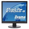 iiyama 19�C���`�t���f�B�X�v���C 1280�~1024(SXGA)�Ή� 2�n�����͑��� �}�[�x���u���b�N PLE1906S-B1