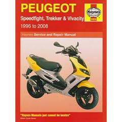 Peugeot Speedfight, Trekker (TKR) and Vivacity Service and Repair Manual: 1996 to 2008 (Haynes Service and Repair Manuals)