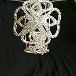 Silver Non-Precious Metal Base Metal Crystal Fashion Bangle 1 Bangle