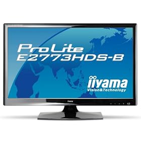 iiyama 27�C���`���C�h�t���f�B�X�v���C LED�o�b�N���C�g���� HDMI�P�[�u���������f�� �}�[�x���u���b�N PLE2773HDS-B1