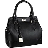 Gabor LINDA Handtasche, schwarz 6603 60, Damen Henkeltaschen 32x25x15 cm (B x H x T)