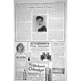 Mastny Advertisement Binoculars Beethams Collis Browne 1921 �N�̕v�l