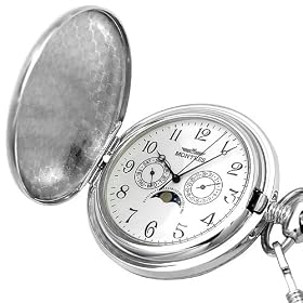 MONTRES �����g���X ���[���t�F�C�X���� �|�P�b�g�E�H�b�` �������v �V���o�[�~�A���r�A���� MS-923-SV-B