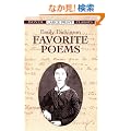 Favorite Poems (Dover Large Print Classics)