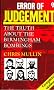 Error of Judgment: The Truth About the Birmingham Bombings