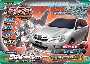 超速変形ジャイロゼッター　M01-35N　エクシーガ　2.0i