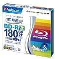 �O�H���w���f�B�A Verbatim BD-R LTH TYPE (�n�[�h�R�[�g�d�l) 1��^��p 25GB 1-4�{�� 5mm�P�[�X 5���p�b�N ���C�h����Ή� �z���C�g���[�x�� VLR130YP5V1