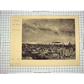 C1790-C1900 Soldiers War Sleeping Battle Field Dreaming