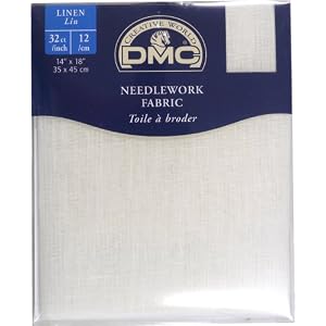 【クリックで詳細表示】Amazon.co.jp ｜ DMC FABRICS PRECUT LINEN(リネン/麻100％) DC67(32カウント・120目) B5200 ｜ ホビー 通販