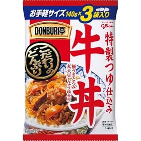 �O���R DONBURI�� ����3�H�p�b�N 420g(140g�~3�H)