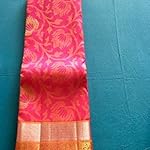 Kanjivaram Floral Silk Saree Without blouse piece