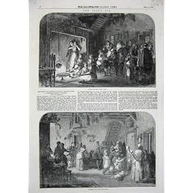 1852 New Year'S Eve Cake Fire-Place Chimney Breaking