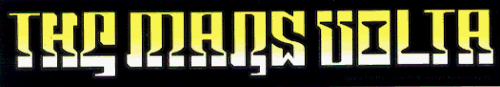  The Mars Volta - Rectangle Black, Yellow & White Logo - Sticker / Decal