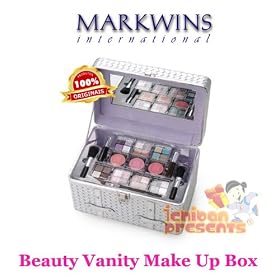 �}�[�N�E�B���Y  �r���[�e�B �o�j�e�B ���C�N�A�b�v�{�b�N�X MARWINS BEAUTY VANITY MAKE UP BOX