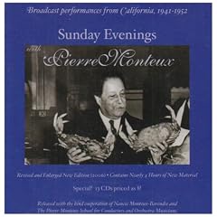 Sunday Evenings with Pierre Monteux [Box Set]
