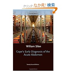 Cope's Early Diagnosis of the Acute Abdomen