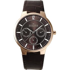 [�X�J�[�Q��]SKAGEN �r���v basic leather mens 331XLRLD �P�[�X��: 37.5mm �����Y [���K�A���i]