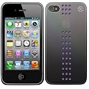 Bling My Thing iPhone 4S/4 METALLIC MIRROR Stripe Amethyst