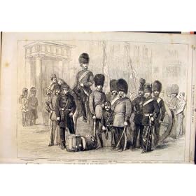Officers Privates Artillery Company London Print 1861