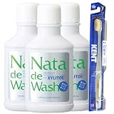 �i�^�f�E�H�b�V�� �u�₩�ȃ~���g�^�C�v 500ml 3�{ + KENT���u���V1�{�v���[���g�i�`�������K�[�f���ɂ��
