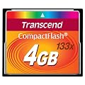 Transcend 4GB CF CARD (133X�A TYPE I ) TS4GCF133