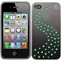 Bling My Thing iPhone 4S/4 METALLIC MIRROR Milky Way Fern Green