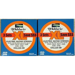 【クリックで詳細表示】D’Addario EXL110-3D×2SET エレキギター弦