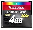 Transcend 300�{���R���p�N�g�t���b�V���J�[�h 4GB TS4GCF300