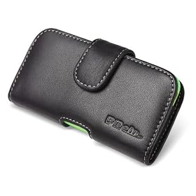 PDAIR ���U�[�P�[�X for iPhone 4S / 4 with Bumper �|�[�`�^�C�v(�u���b�N) PALCIPOHN4WBP/BL