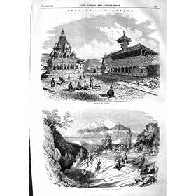 1855 NEPAUL TEMPLE SRU KHRISHNA GOOSAIN-THAN NEPAL