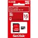 SanDisk microSDHC�J�[�h 16GB (SD�ϊ��A�_�v�^�[�t��) Class4 ���{��p�b�P�[�W�E���������� SDSDQ-016G-J35A