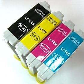 BROTHER�i�u���U�[�j�p�݊��C���N LC10-4PK LC10�n 4�F�Z�b�g