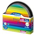 �O�H���w���f�B�A Verbatim DVD+R DL 8.5GB 1��L�^�p 2.4-8�{�� �X�s���h���P�[�X 10���p�b�N ���C�h����Ή� �z���C�g���[�x�� DTR85HP10SV1