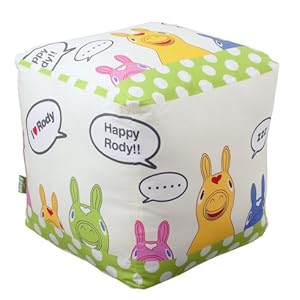 【クリックで詳細表示】ロディ キューブ型クッション ひょっこりロディ 3517-4040-00