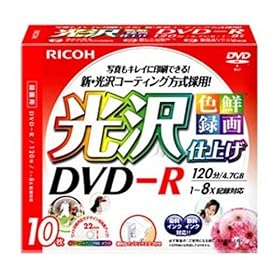 ���R�[ DVD-R���f�B�A8�{���^��p�A����d�グ���C�h�C���N�W�F�b�g�v�����^�Ή� DM8RV-WW10CW-GL(792969)