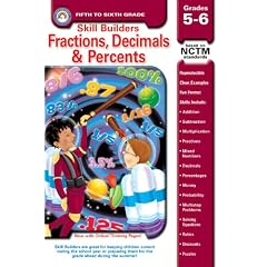 Fractions, Decimals, & Percents: Grade 5-6 (Skill Builders (Rainbow Bridge Publishing))