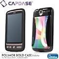 CAPDASE SoftBank X06HT / HTC Desire Polimor Bold Protective Case with Screen Protector, Polish Black �u�\�t�g�o���N X06HT / HTC �f�U�C�A��p �J�[�h�z���_�[�t���n�[�h�P�[�X�v�|���}�[�E�{�[���h�E�v���e�N�e�B�u �P�[�X (�t���ی�V�[�g �t��) �|���b�V���E�u���b�N PMHCA8181-B111