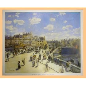 �I�[�M���X�g�E���m���[�����yPont Neuf Paris�z���A�[�g�v�����g�|�X�^�[
