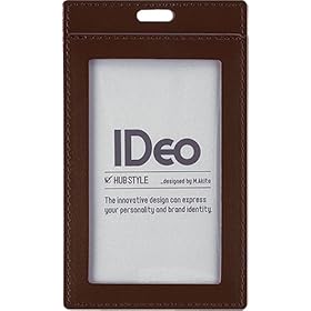 【クリックで詳細表示】Amazon ｜ コクヨ ネームカードケース IDeo 濃茶 縦 NM-CK196DS ｜ 名札・ホルダー